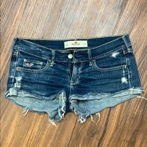 Hollister Blue Jean Shorts Size 3